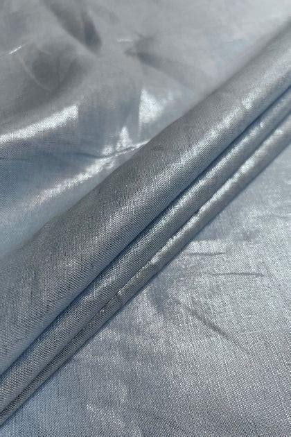 Skyblue Metallic Linen 